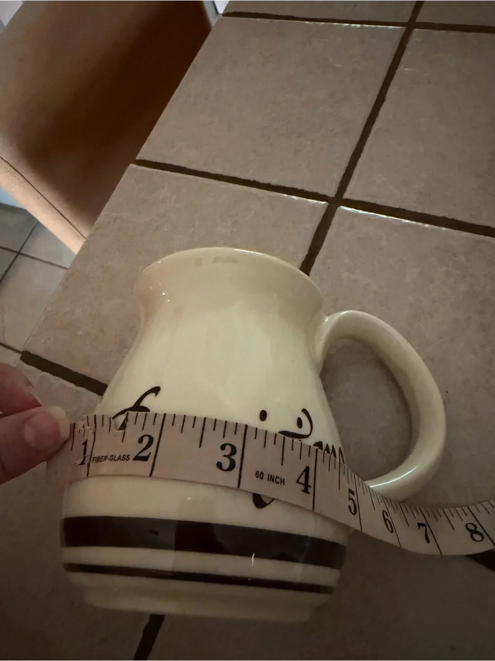 Vintage Ceramic Parmesan Cheese Shaker Dispenser Ivory with Brown Script Accent